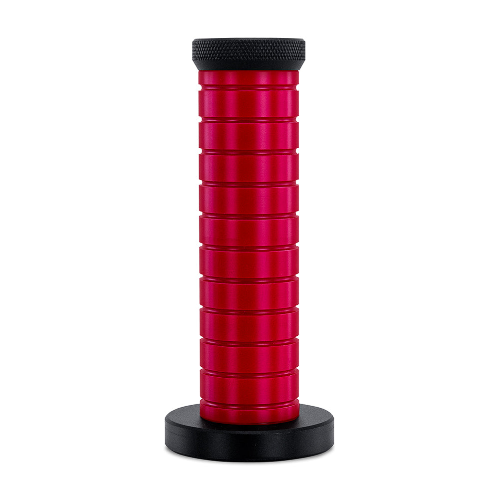 Mishimoto Weighted Grip Shift Knob, Black / Red - image 1