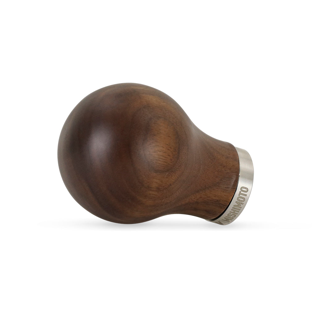 Round Steel Core Wood Shift Knob, Walnut - image 2