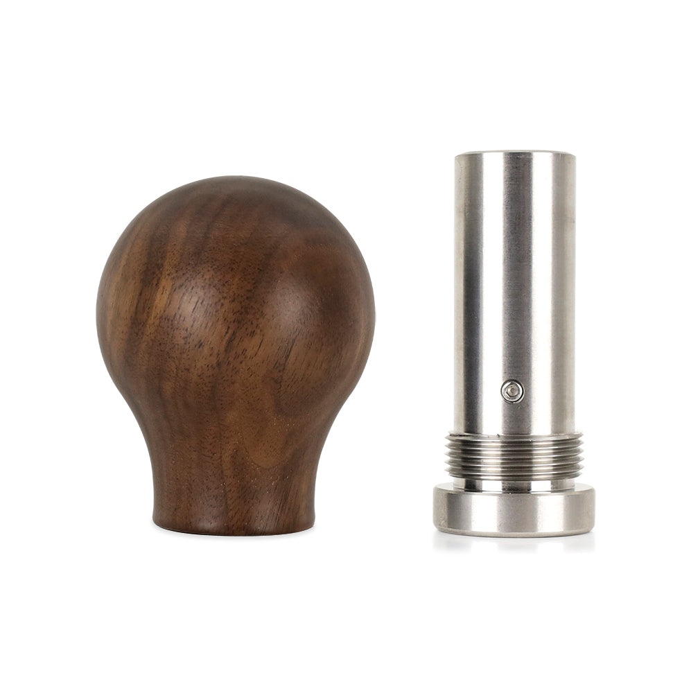 Round Steel Core Wood Shift Knob, Walnut - image 3