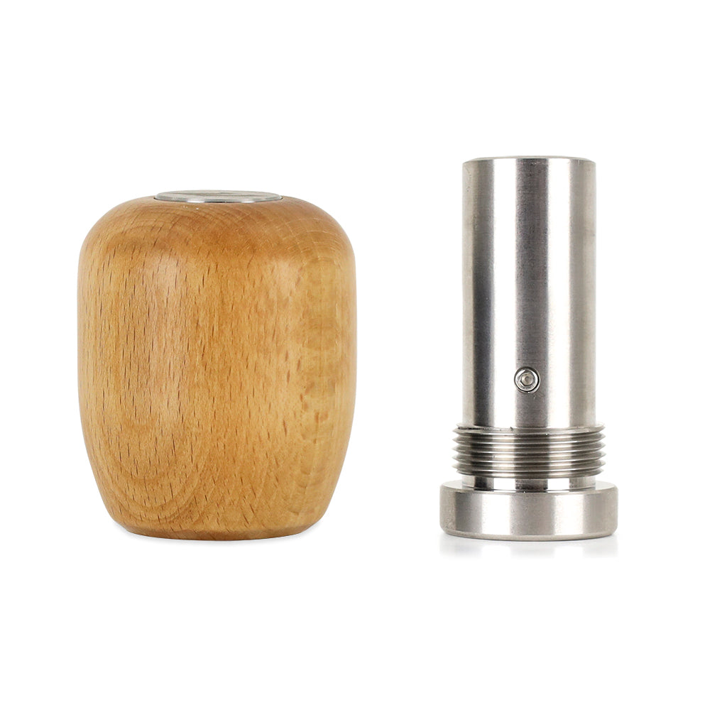 Short Steel Core Wood Shift Knob, Beech - image 3