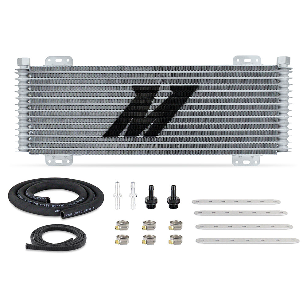 13-Row Stacked Plate Transmission Cooler, Silver - image 1