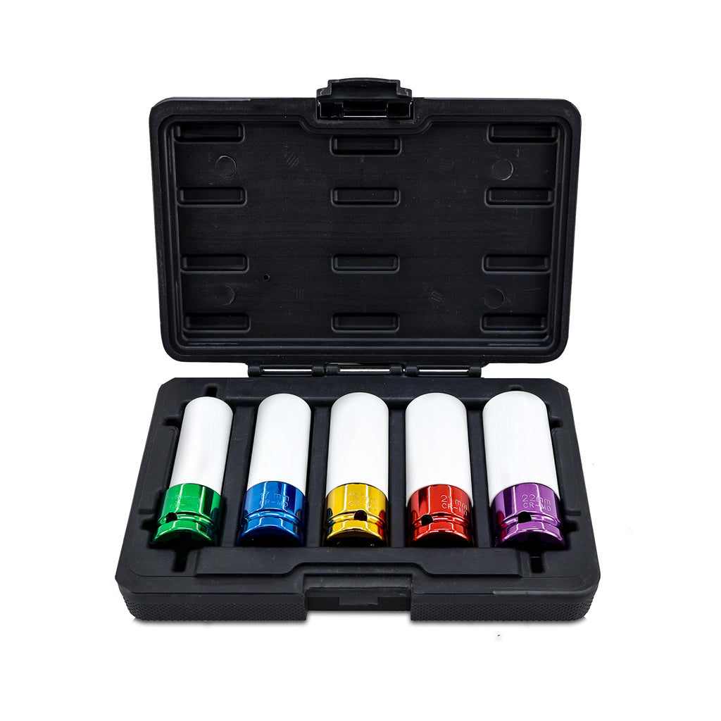 5pc 1/2" Wheel Nut Socket Set - image 1