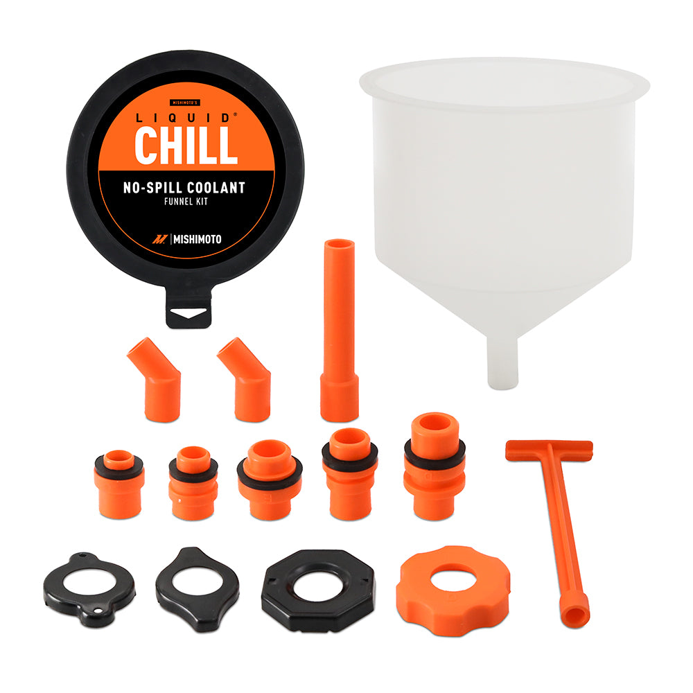 No-Spill Coolant Funnel Kit, 15pc Set - image 1