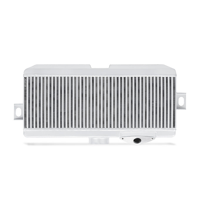 Subaru WRX STI Top Mount Intercooler Kit, 2008-2021, Silver w/ Blue Hoses - image 5