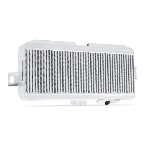 Subaru WRX STI Top Mount Intercooler Kit, 2008-2021, Silver w/ Blue Hoses - image 8