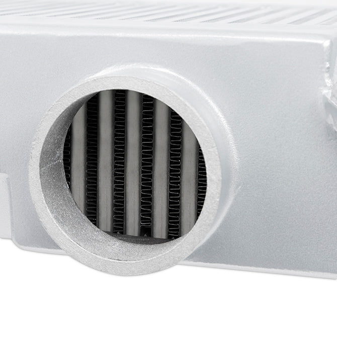 Subaru WRX STI Top Mount Intercooler Kit, 2008-2021, Silver w/ Blue Hoses - image 9