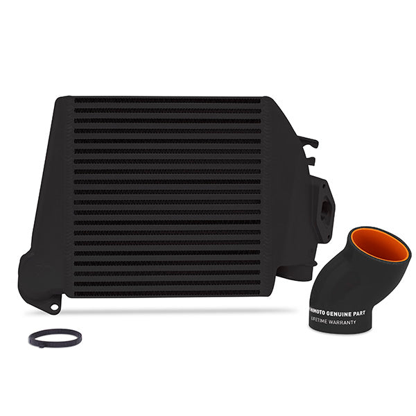 Subaru WRX Top Mount Intercooler Kit, 2008-2014, Black w/ Black Hose - image 1