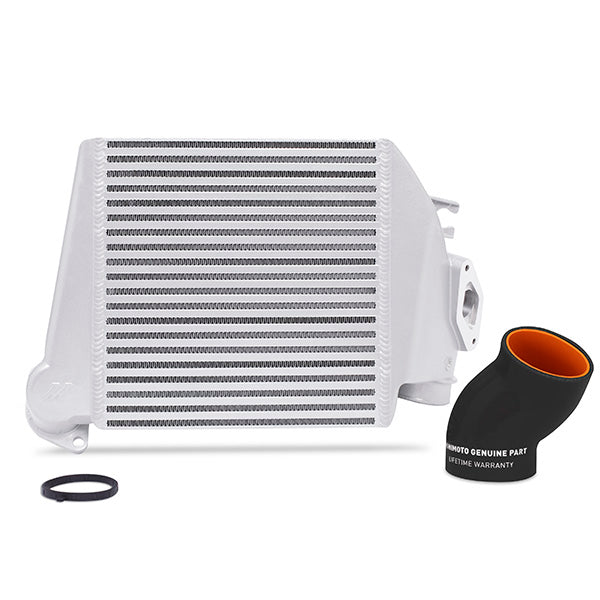 Subaru WRX Top Mount Intercooler Kit, 2008-2014, Silver w/ Black Hose - image 1