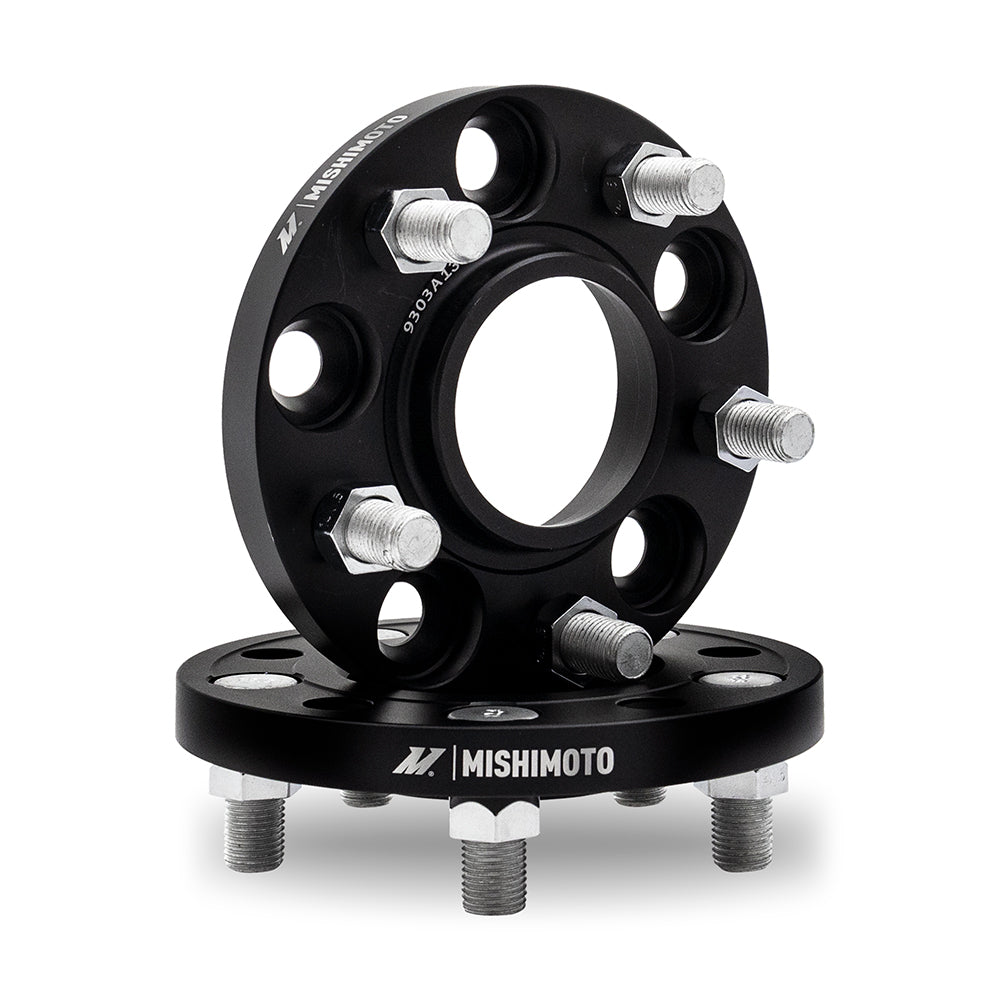 Mishimoto Wheel Spacers, 5x114.3, 60.1, 40, M12, Black - image 1