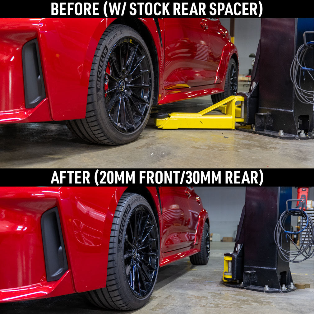 Mishimoto Wheel Spacers, 5x114.3, 60.1, 40, M12, Black - image 3