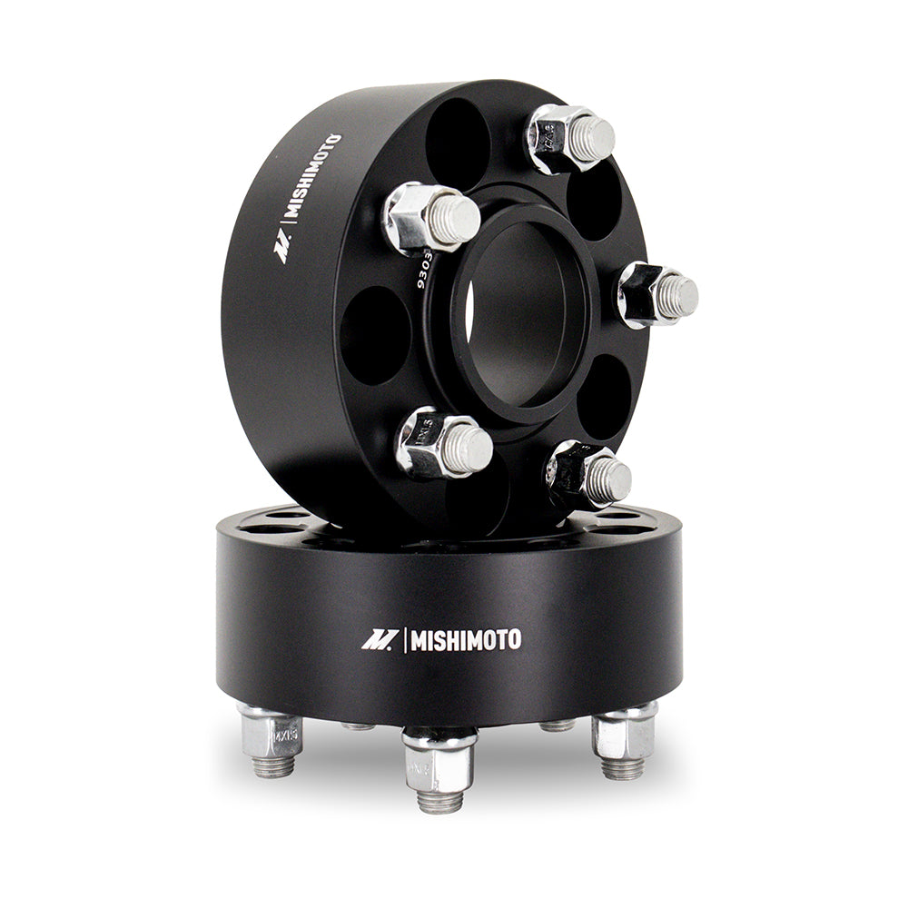 Mishimoto Wheel Spacers, 5x100, 56.1, 50, M12, Black - image 1