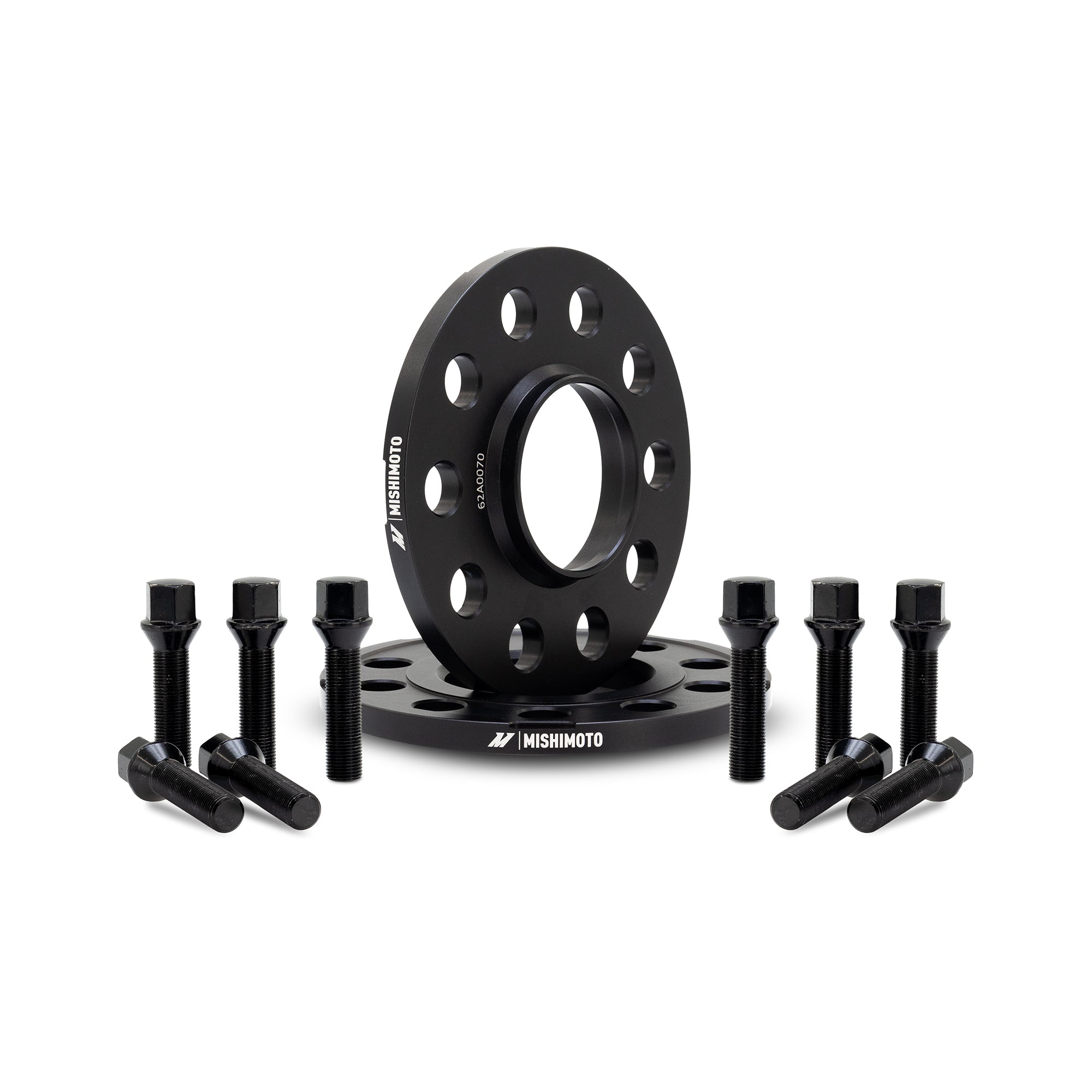 Mishimoto Wheel Spacers, 5x112, 66.5, 10, M14, Black - image 2