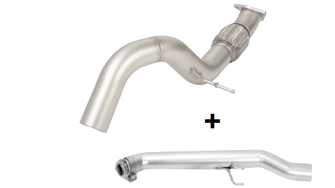 REMUS Honda RACING downpipe-back-system centered – Civic Type-R, FL5, 01/2023=> – 2.0L exhaust system